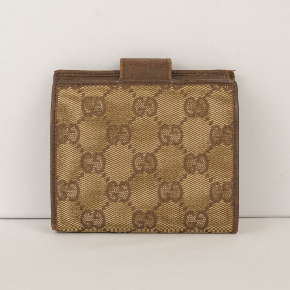 Gucci GG Canvas Monogram Bifold Wallet, Brown/Tan - Picture 2 of 12